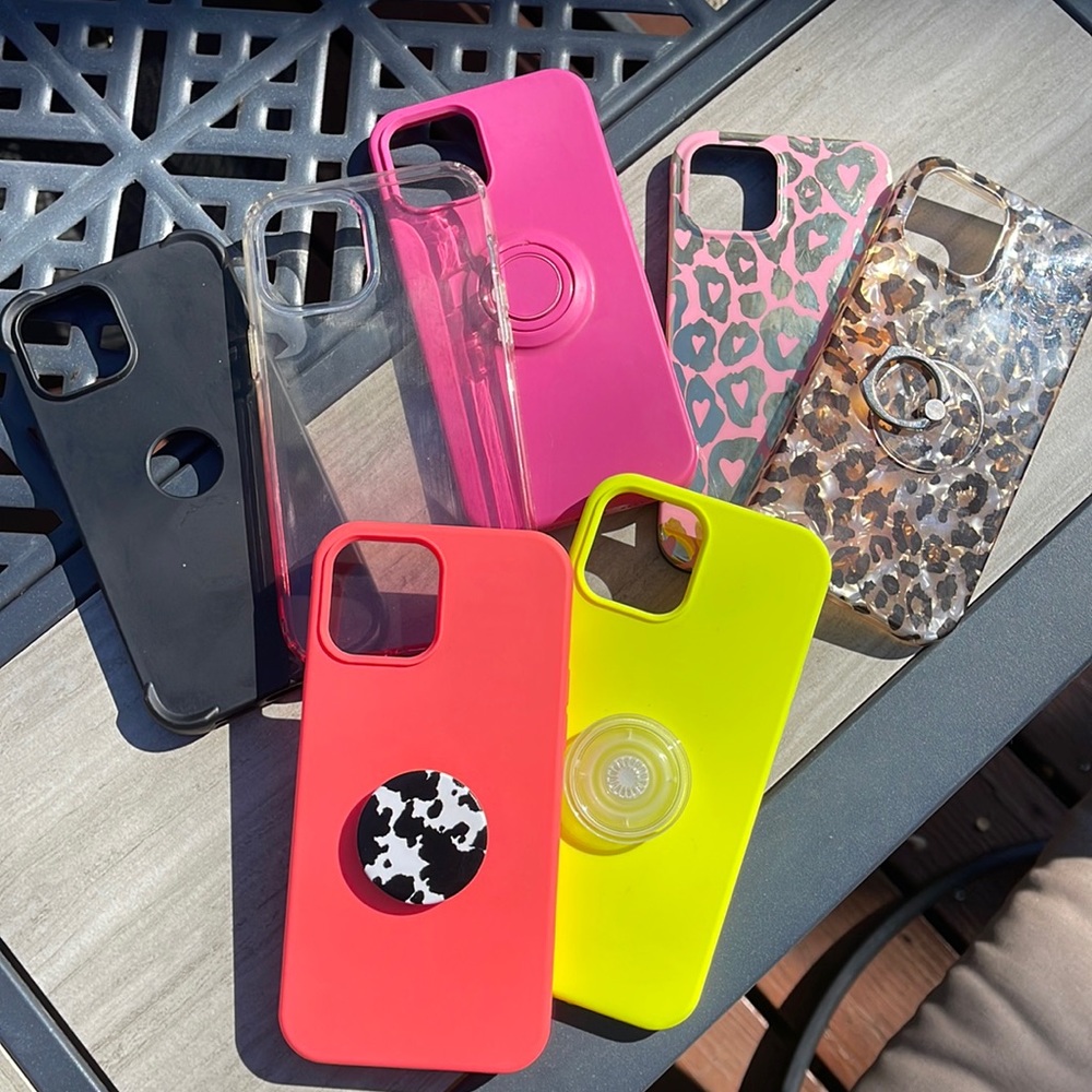 USED 12 Pro Max iPhone Case Bundle (7 cases total)
